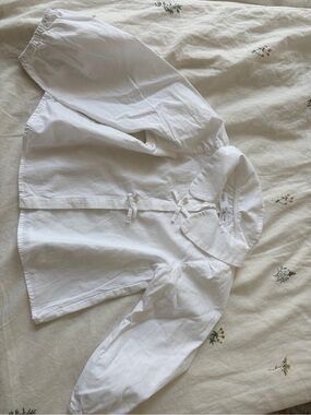 Zara White button down shirt - White